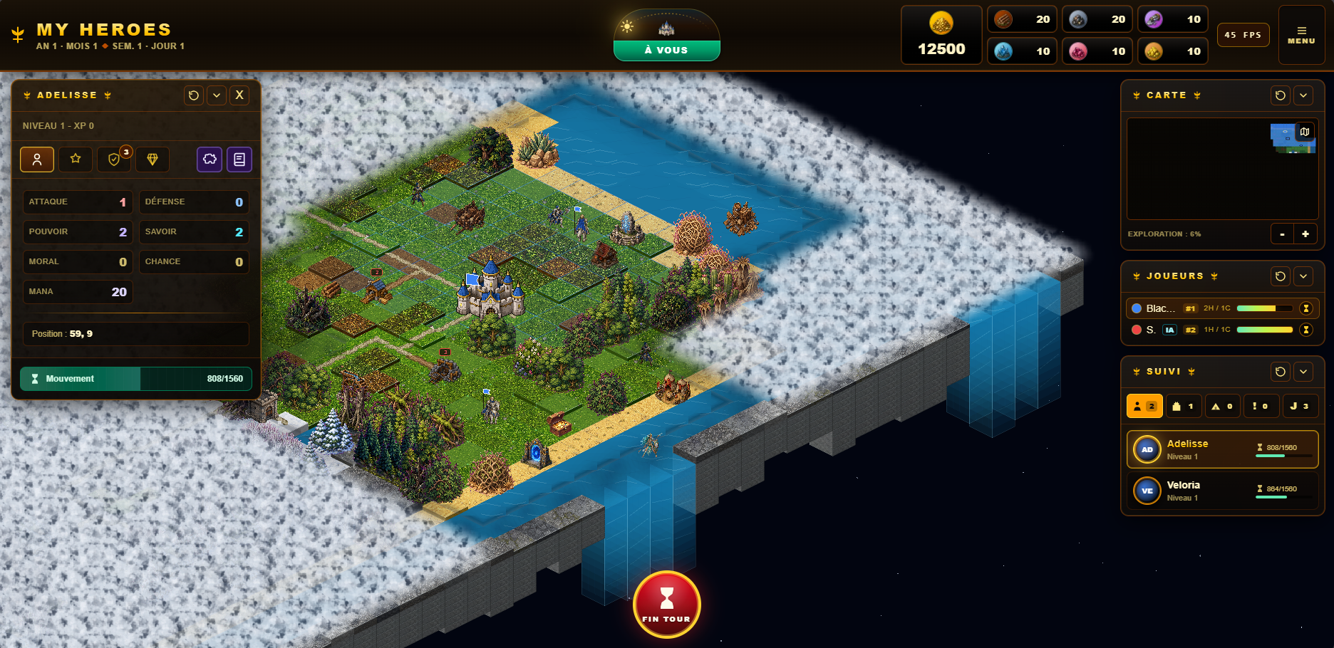 Capture du jeu My Heroes
